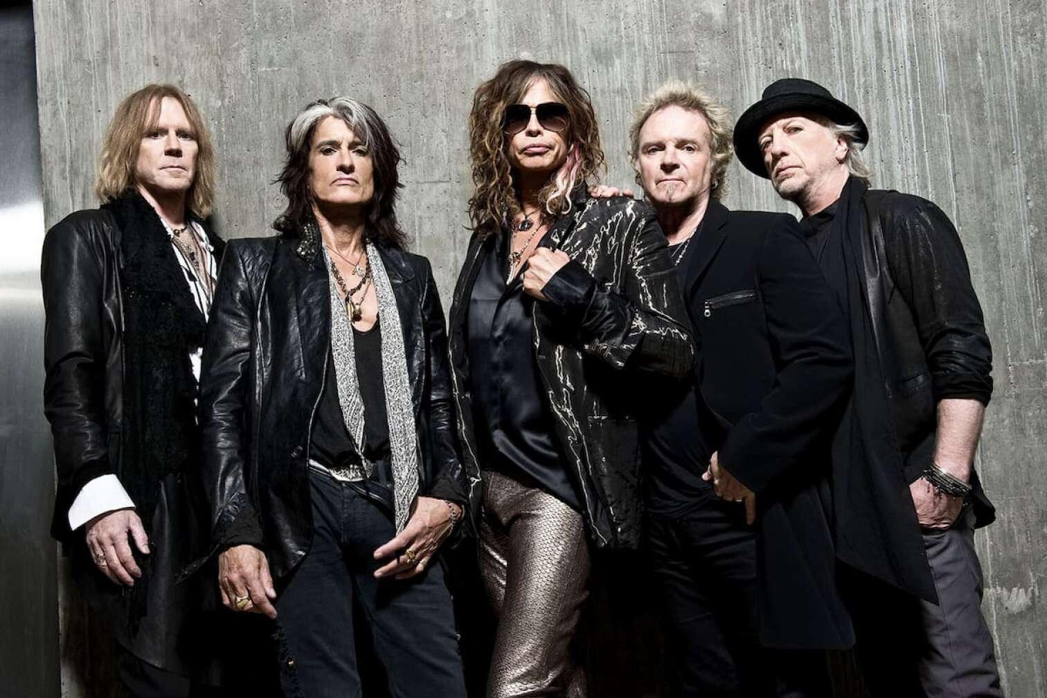 Gruppenfoto der Band Aerosmith
