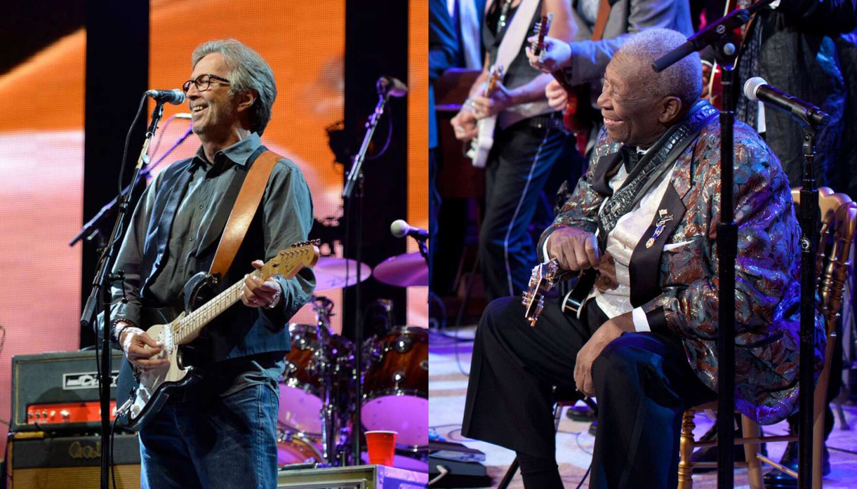 Eric Clapton und B.B. King.