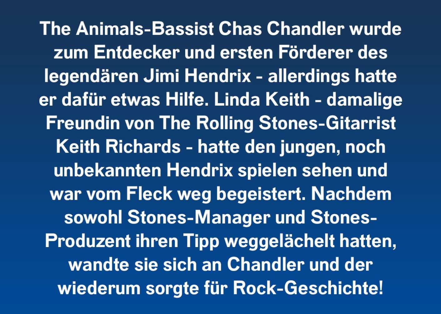 Chas Chandler entdeckte Jimi Hendrix!
