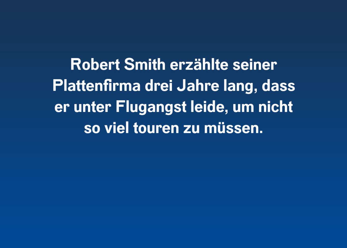 Fakten über Robert Smith