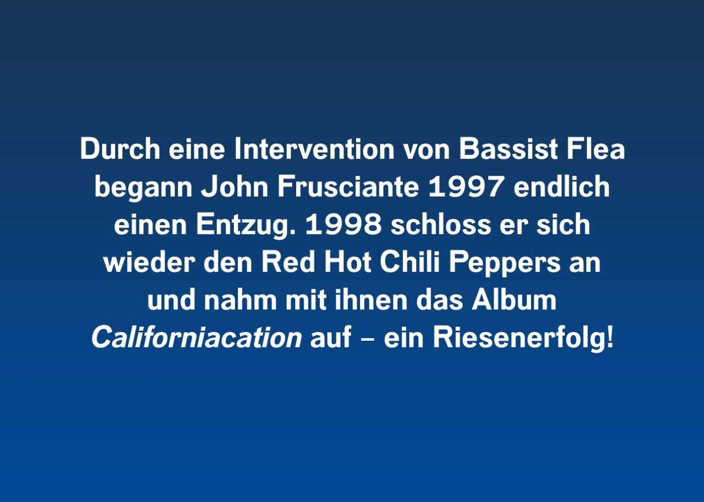Geschichten über John Frusciante