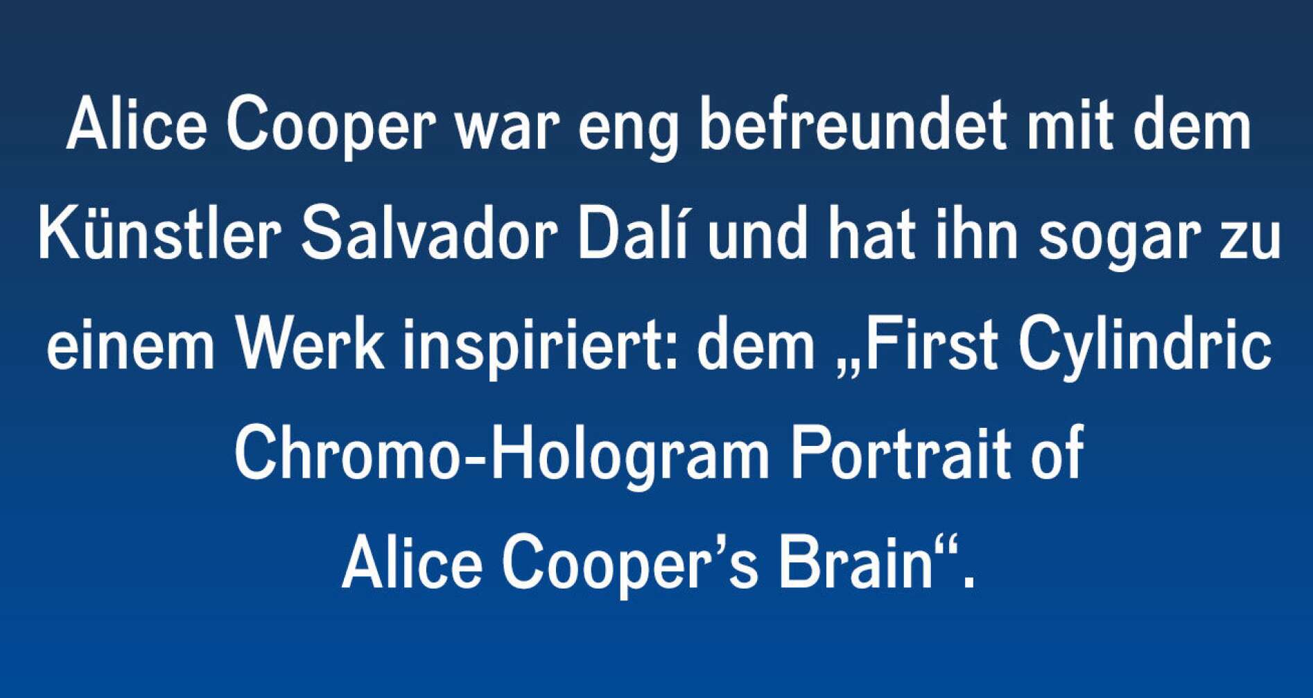 10 Fakten über Alice Cooper #5