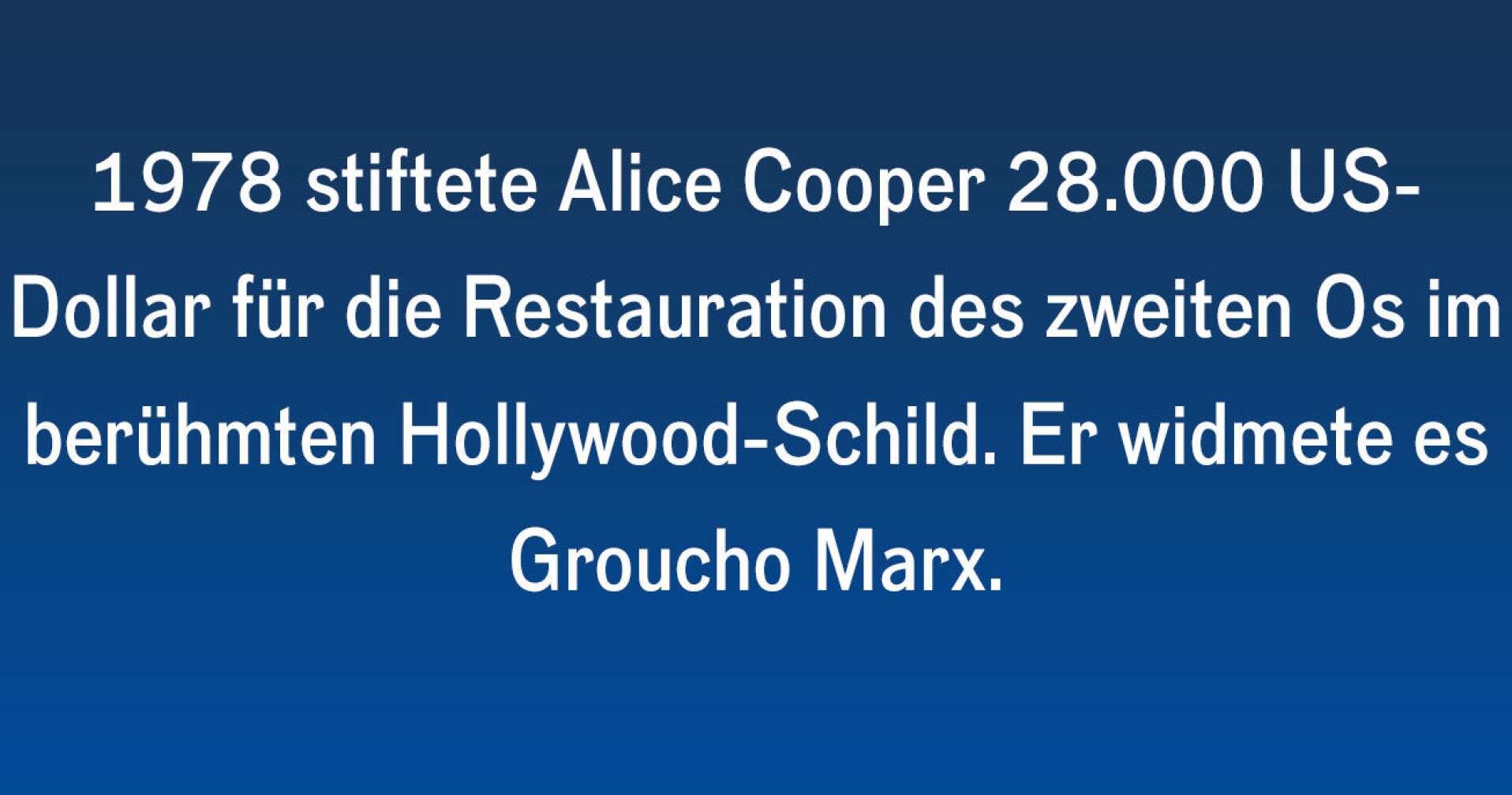 10 Fakten über Alice Cooper #7