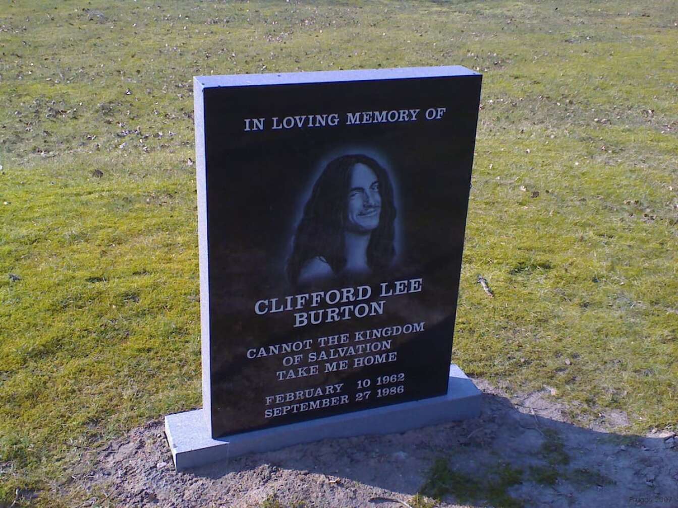 Gedenkstein für Cliff Burton