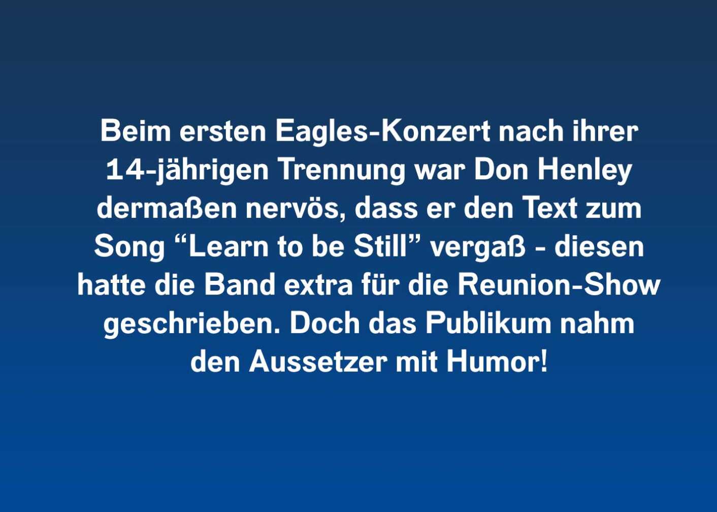 10 Fakten über Don Henley (ersten Eagles-Konzert)