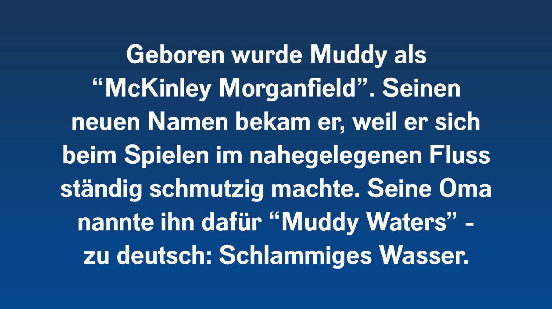 6 Fakten über Muddy Waters #1