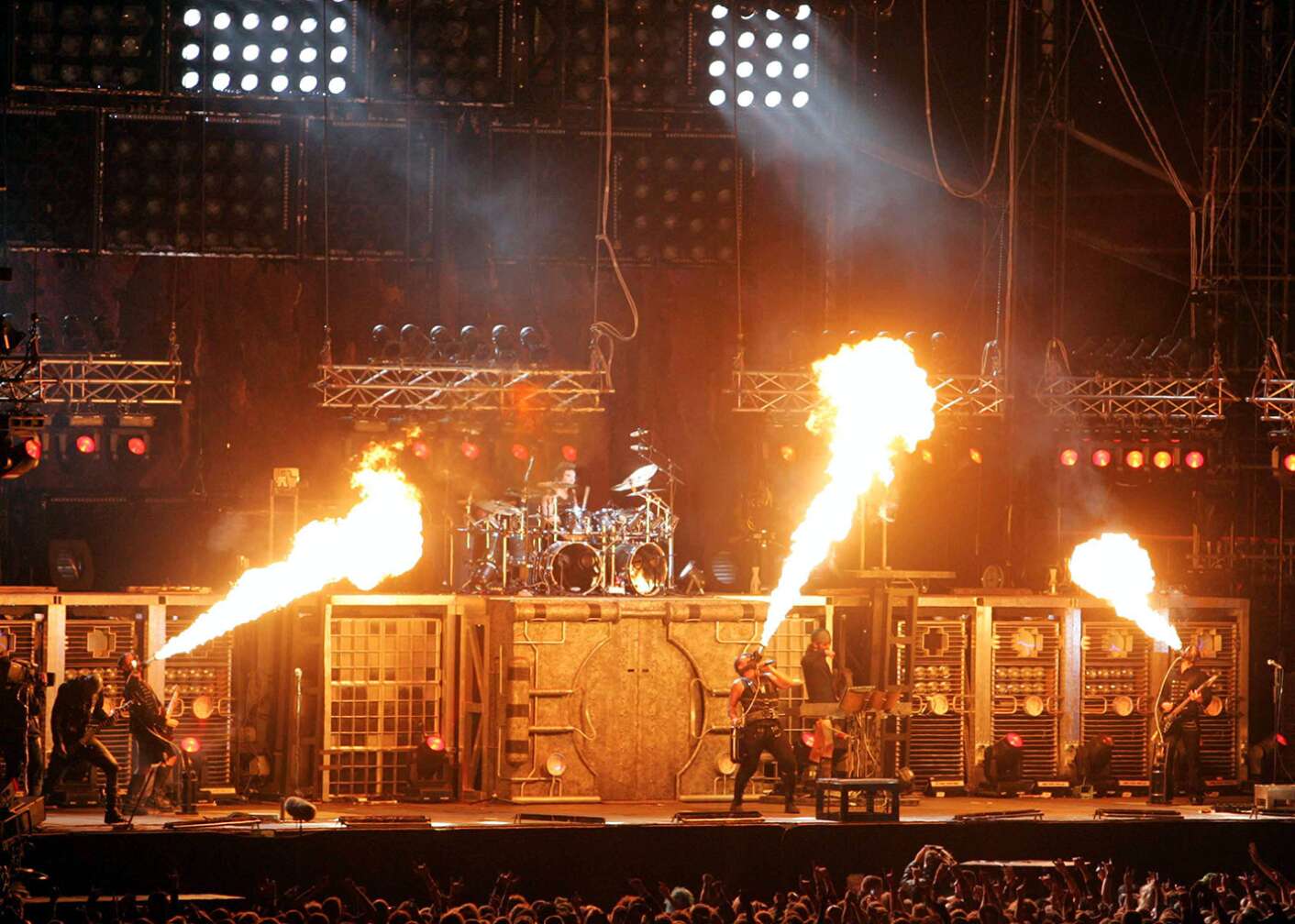 Rammstein mit Feuershow