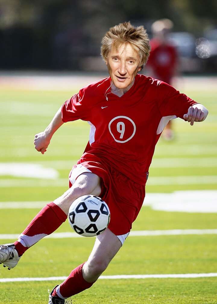 Rod Stewart als Fußballer