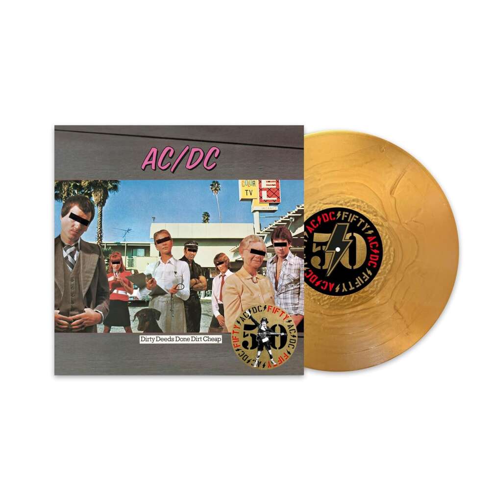 Die goldene Schallplatte von AC/DC