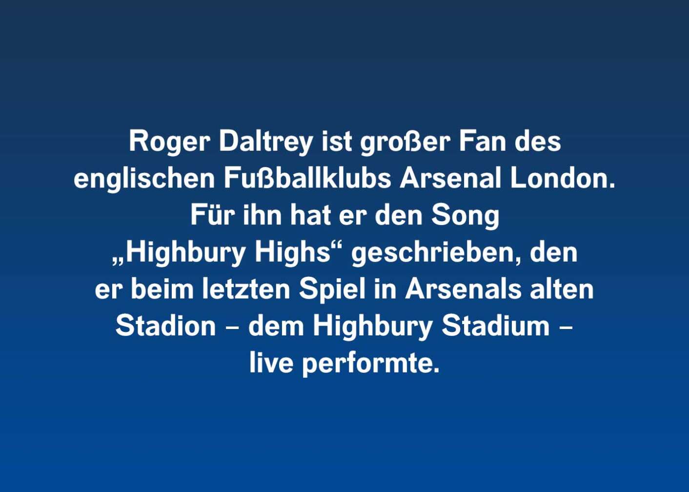 8 Fakten über Roger Daltrey
