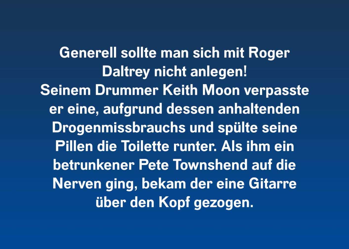 8 Fakten über Roger Daltrey