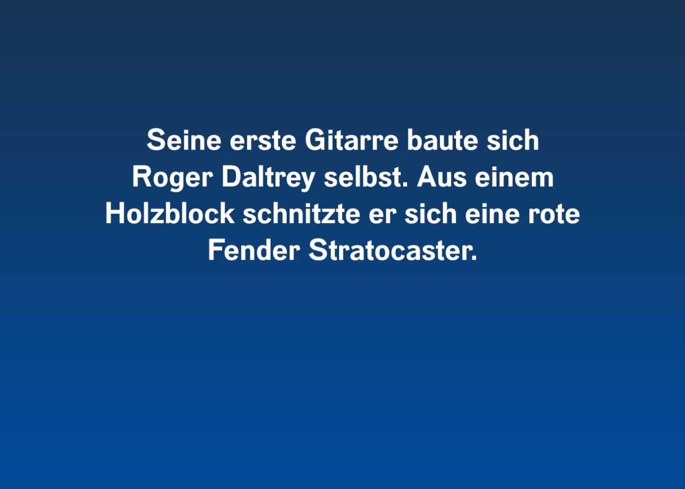 8 Fakten über Roger Daltrey