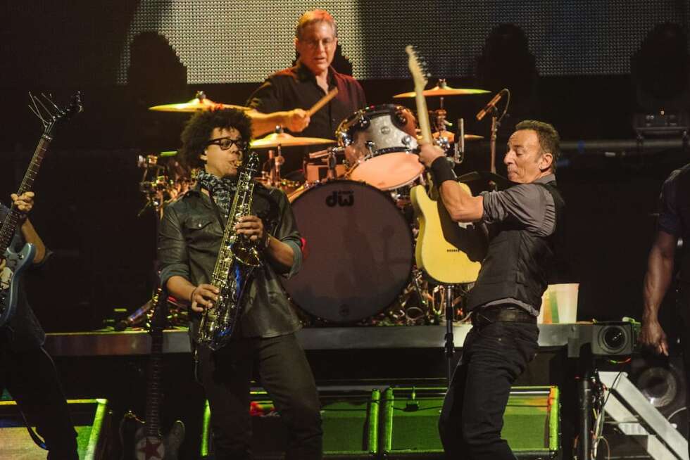 Bruce Springsteen mit Band