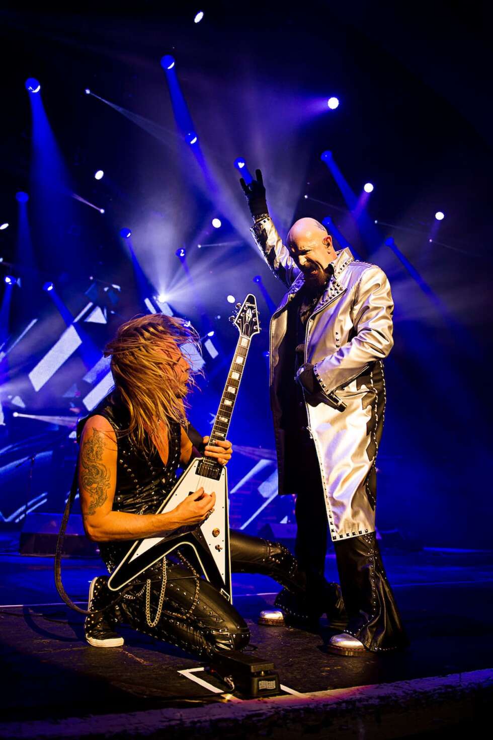 Richie Faulkner und Rob Halford