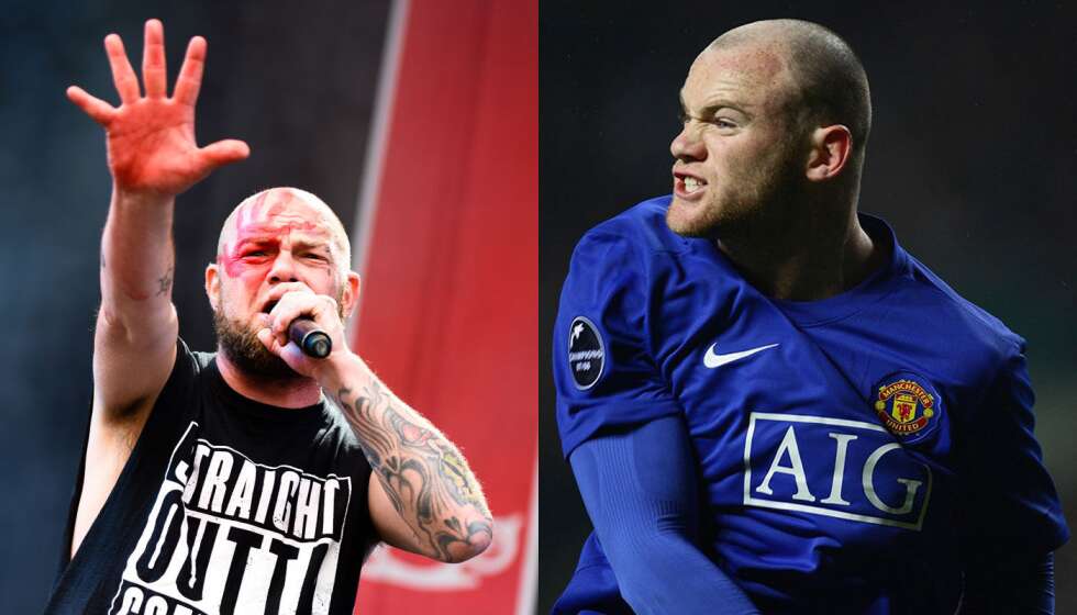 Ivan Moody und Wayne Rooney