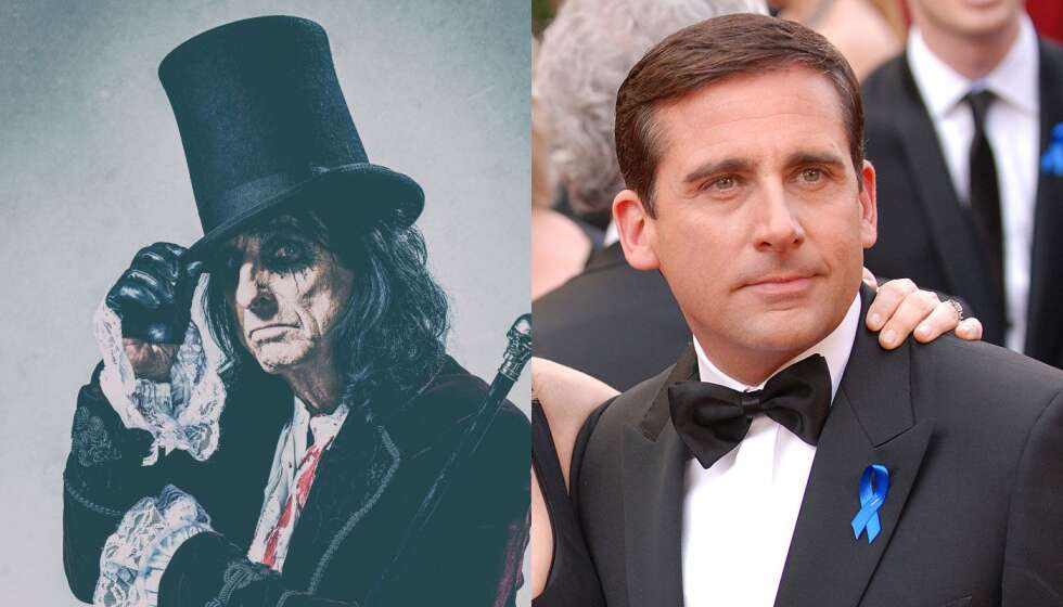 Alice Cooper und Steve Carell