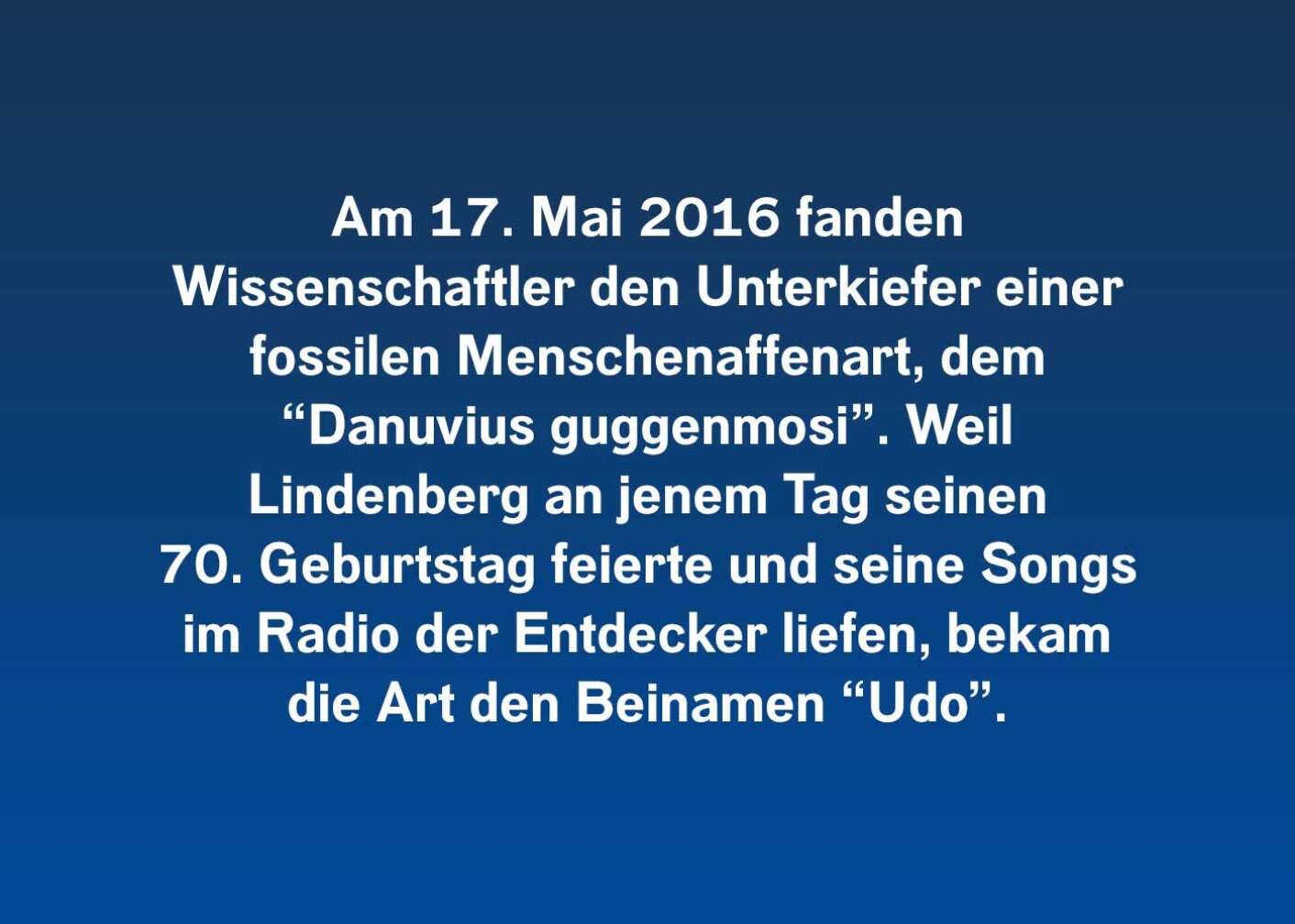6 Fakten über Udo Lindenberg