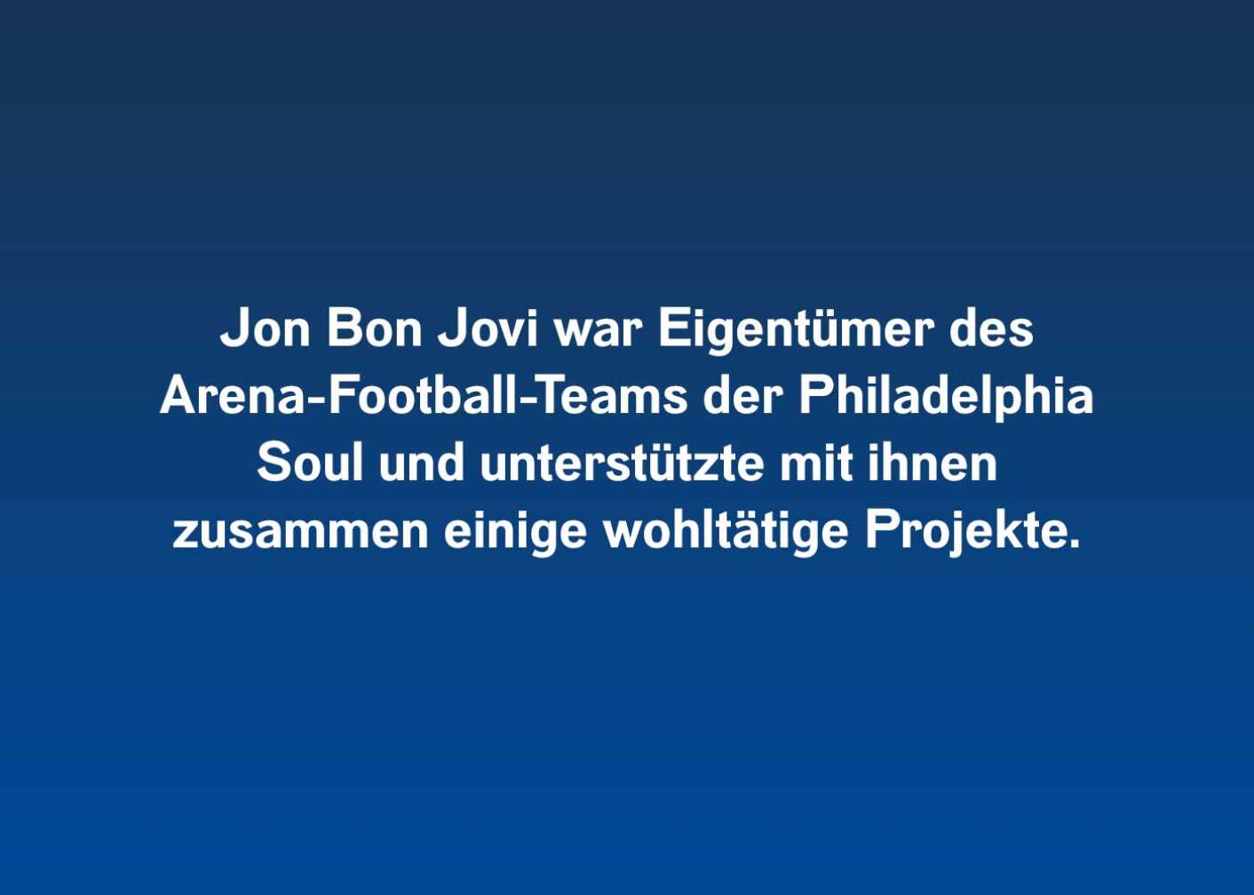 Fakten über Jon Bon Jovi