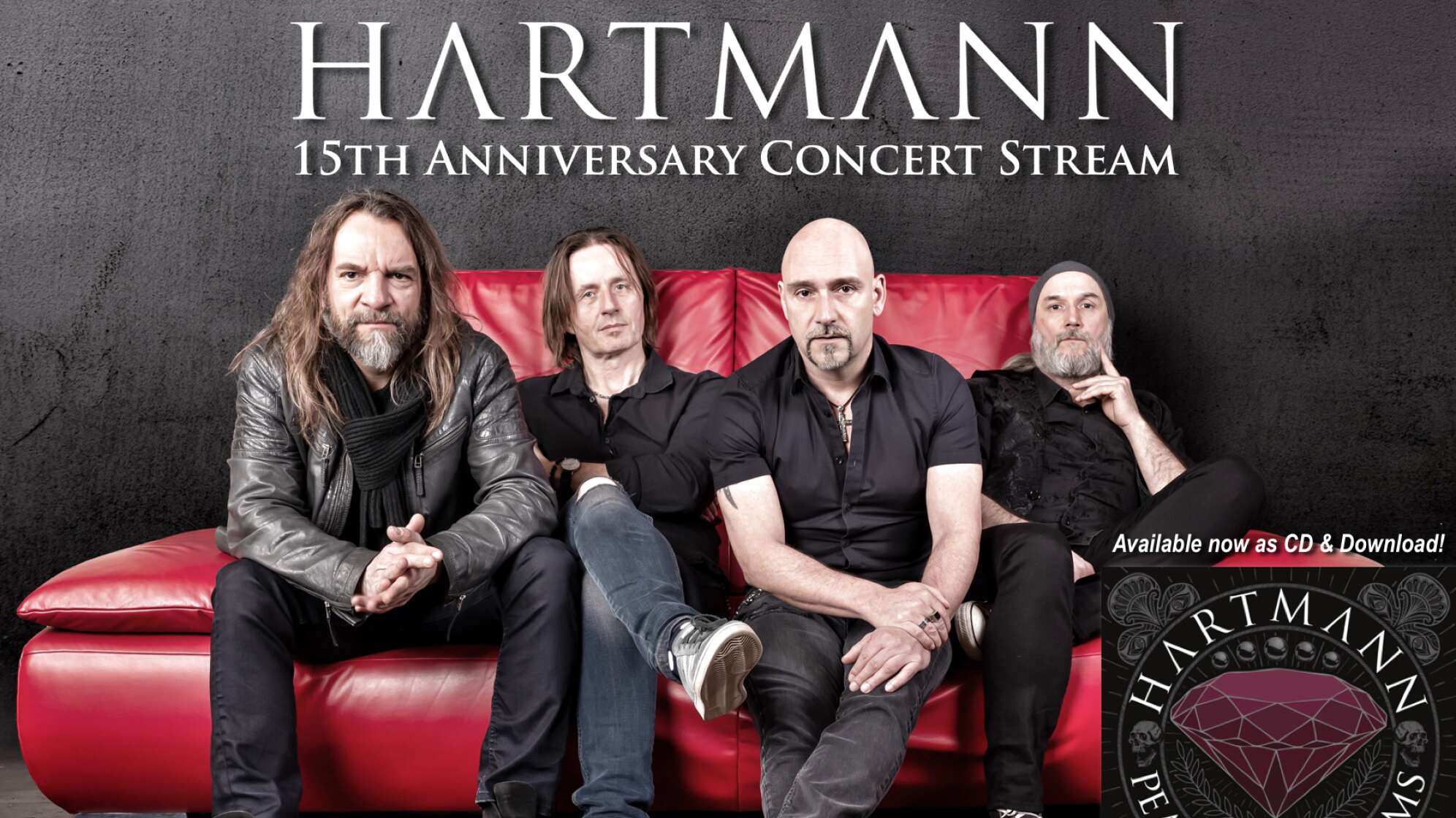 #stayhomeandrock: Das Online-Konzert von Hartmann am 26.06. - präsentiert von ROCK ANTENNE