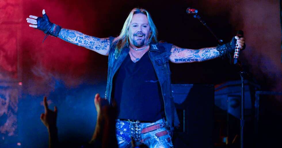 Vince Neil bei einem Auftritt