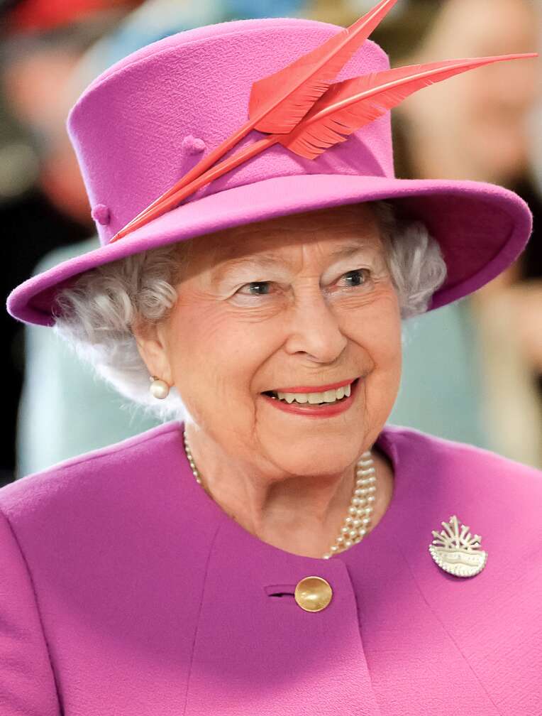 Die Queen in Rosa
