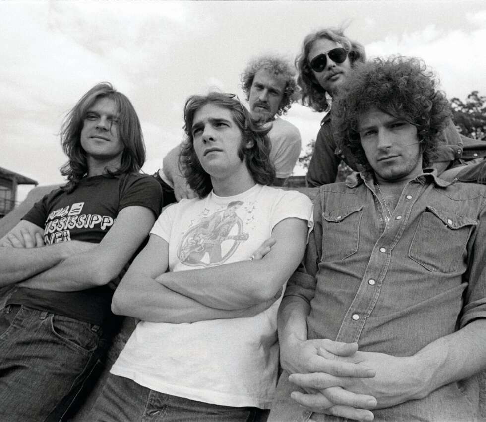 Eagles Pressefoto in Schwarz-Weiß
