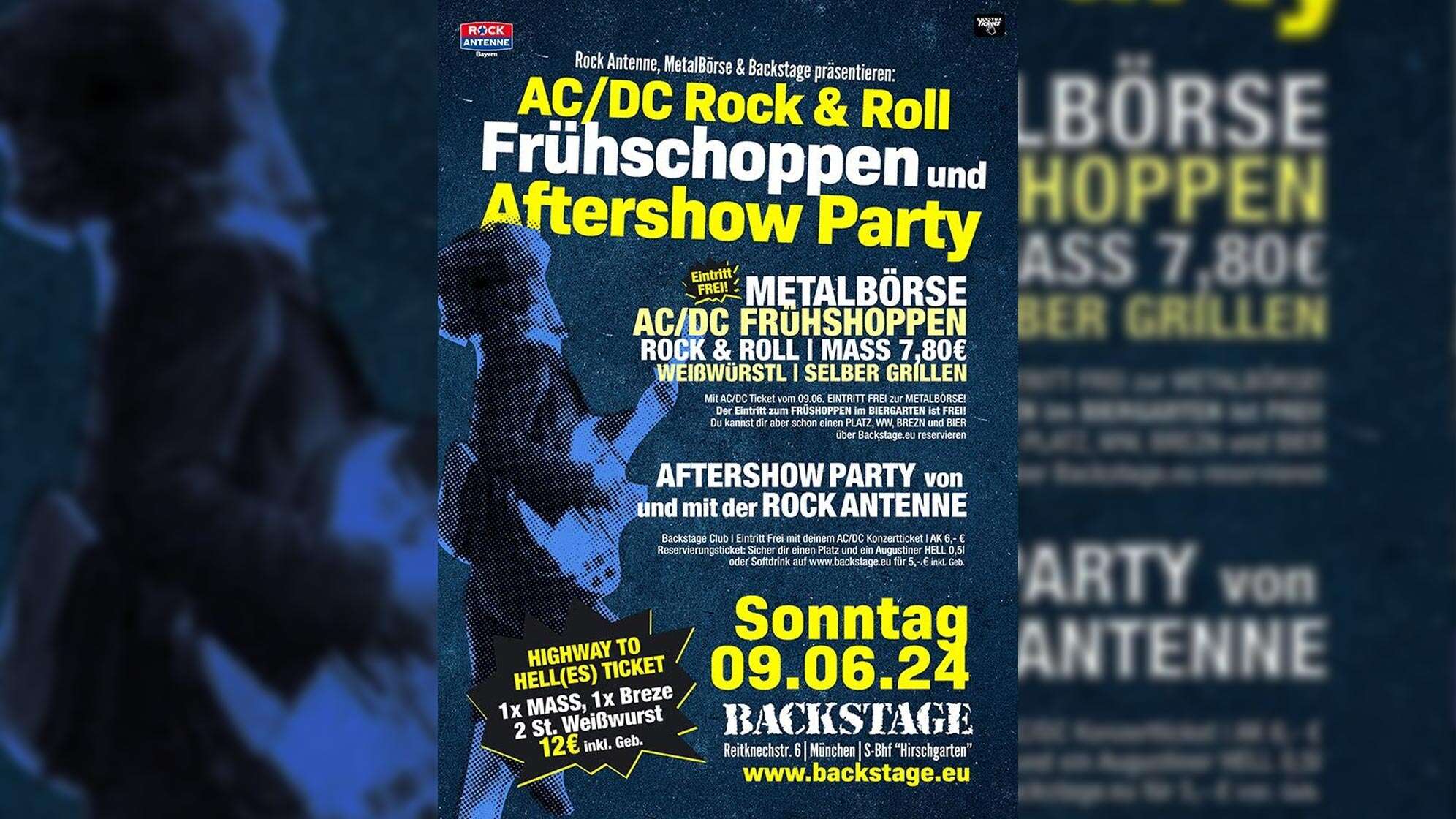Das AC/DC Frühshoppen und die Aftershowparty am 09. Juni 2024