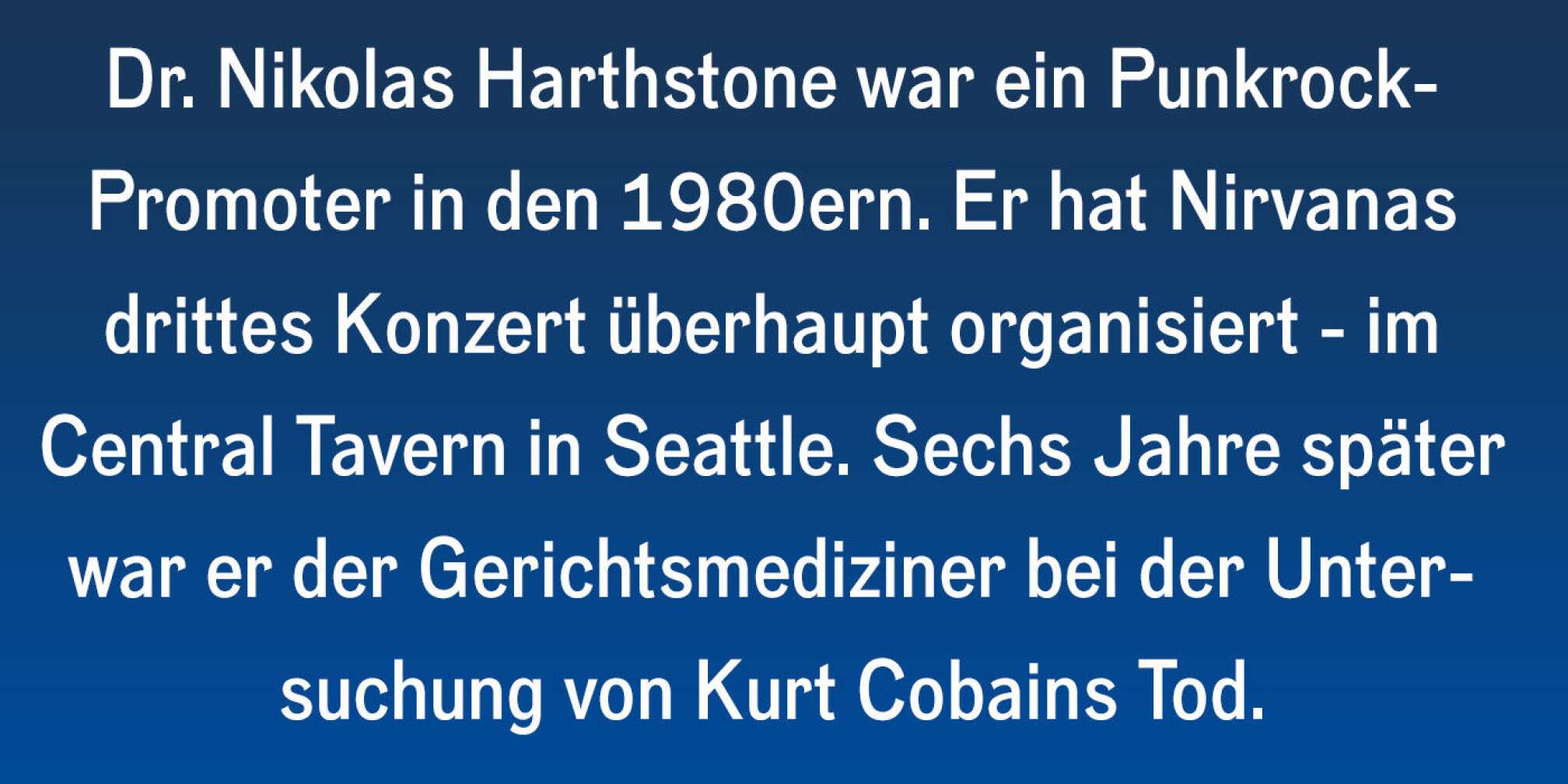 10 Fakten über Kurt Cobain