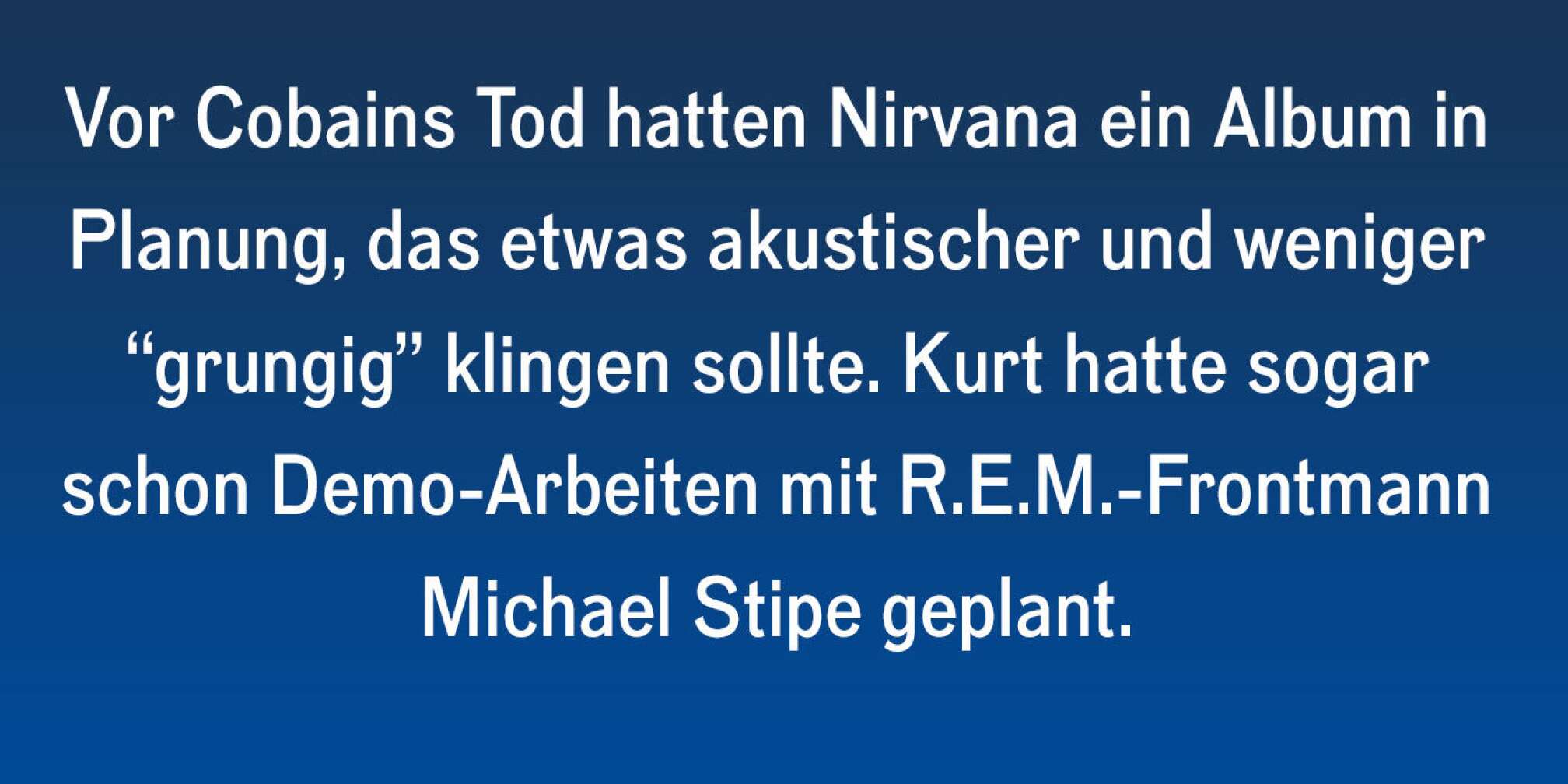 10 Fakten über Kurt Cobain