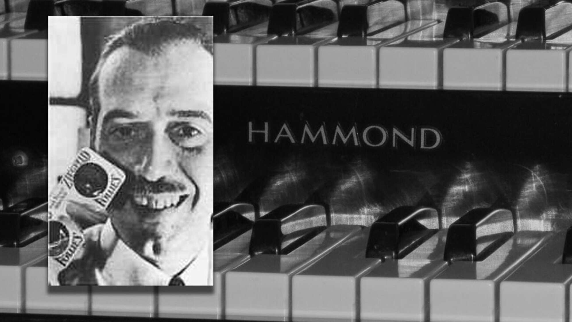 Laurens Hammond mit 3D Brille