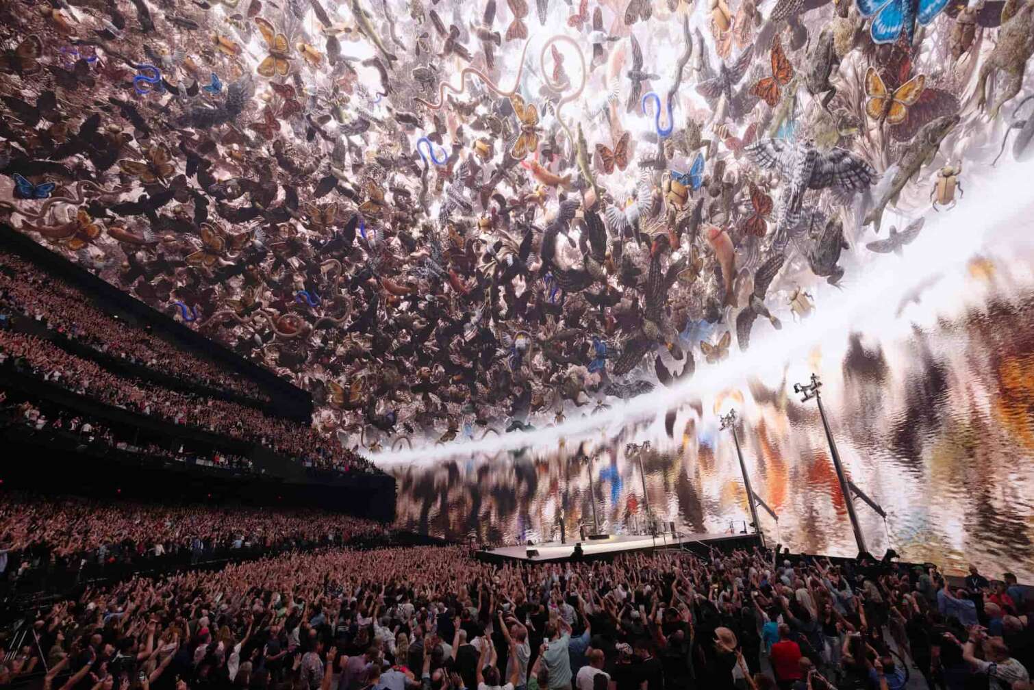 Foto des Konzerts von U2 live at The Sphere in Las Vegas