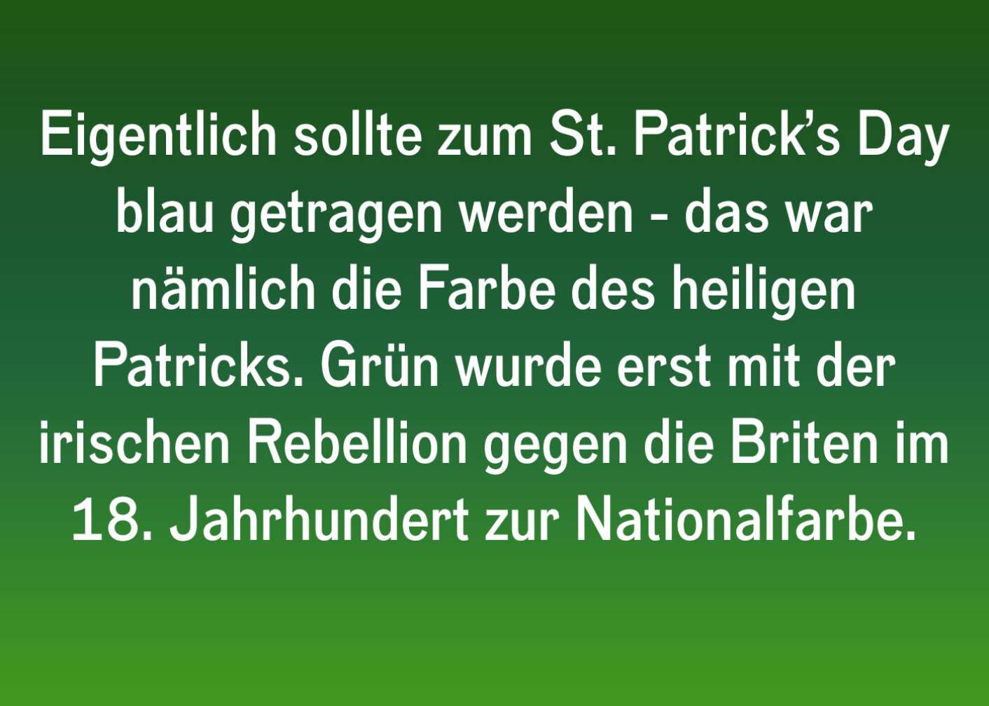 St. Patrick's Day: Fakten, Drinks und irische Trinksprüche