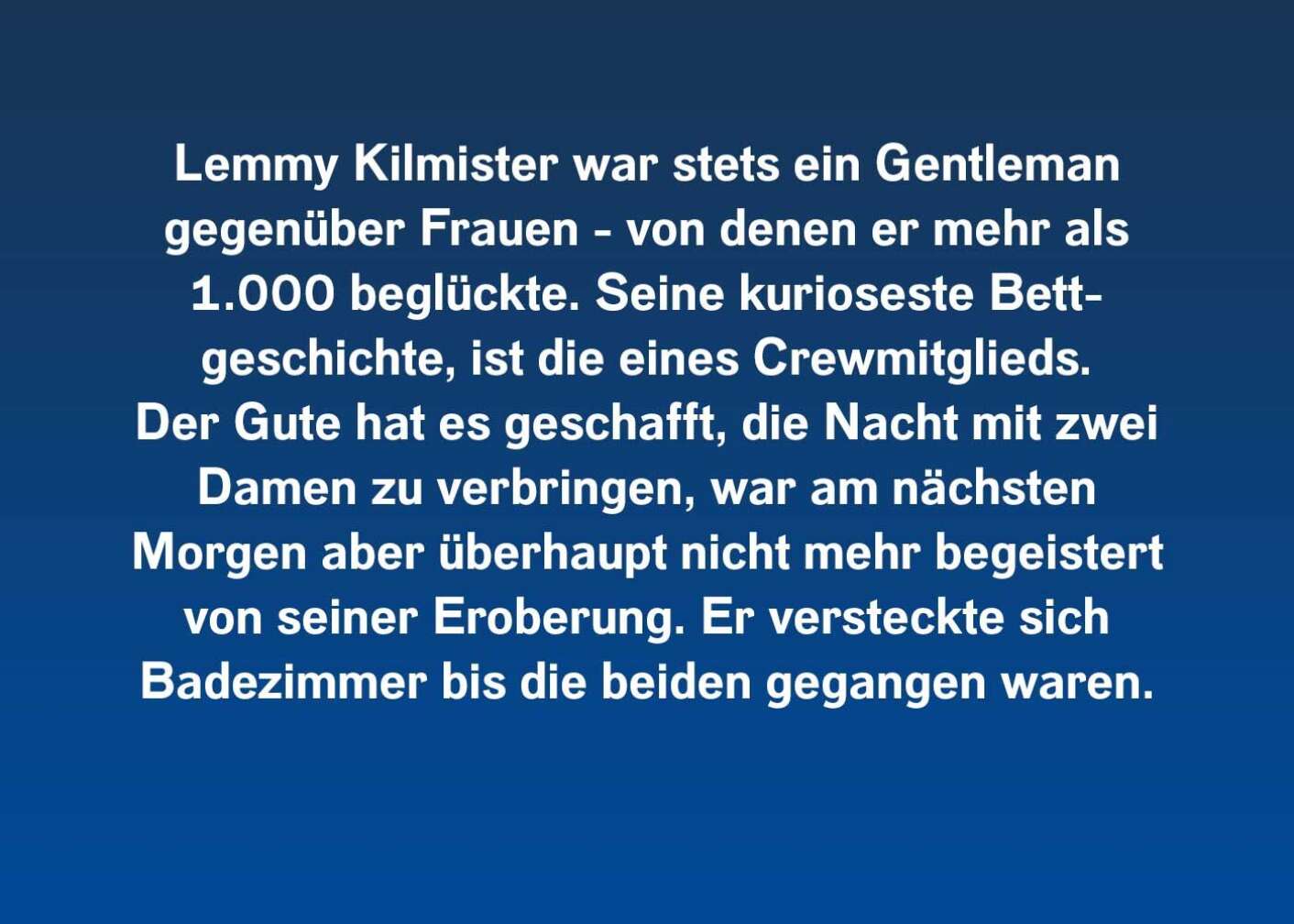 Die kuriosesten Bettgeschichten der Rockstars