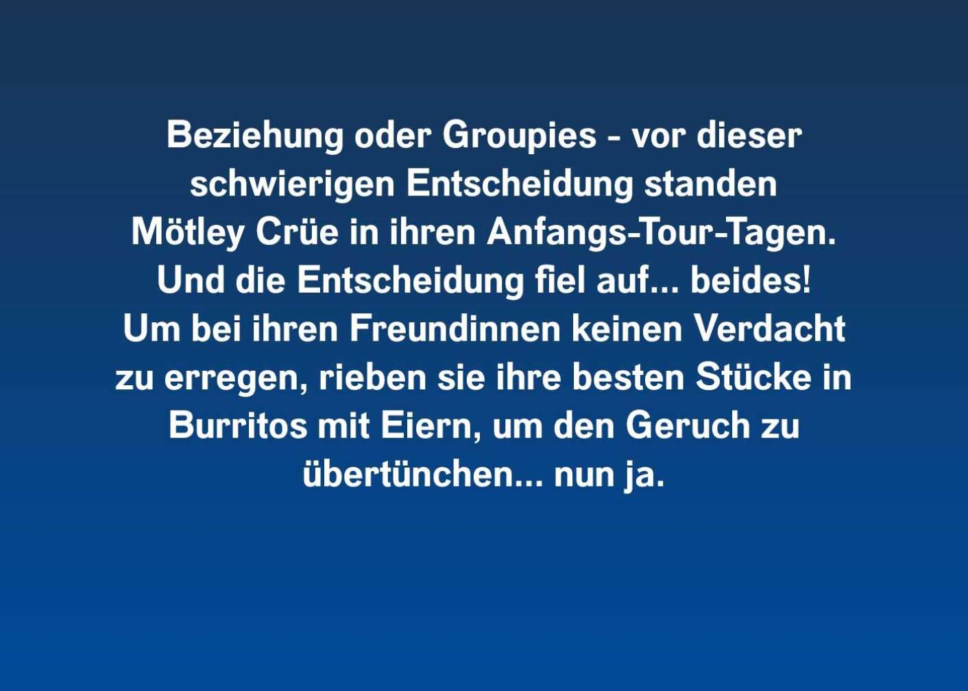 Die kuriosesten Bettgeschichten der Rockstars