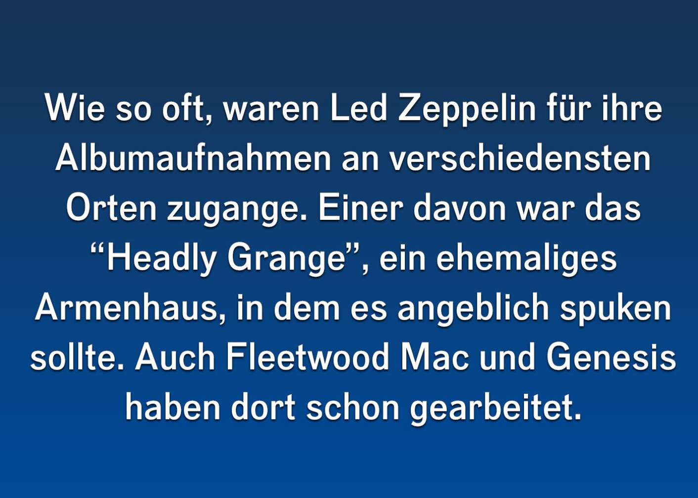 10 Fakten über Led Zeppelin IV