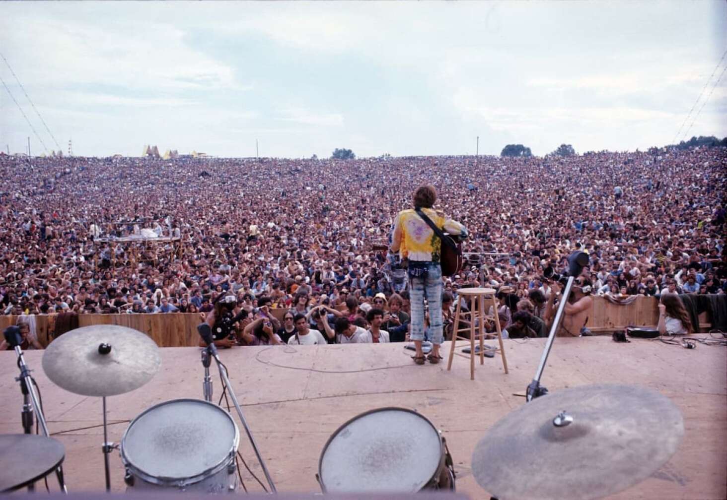 Woodstock- Blick aufs Publikum