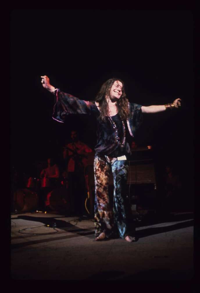 Woodstock- Frau auf der Bühne