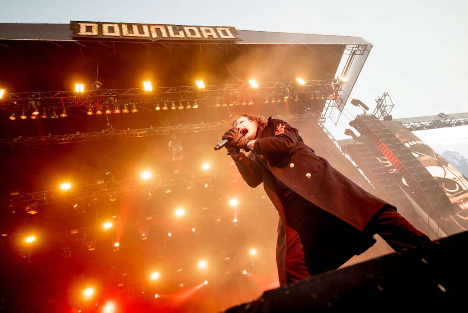 Slipknot auf der Bühne beim Download Festival