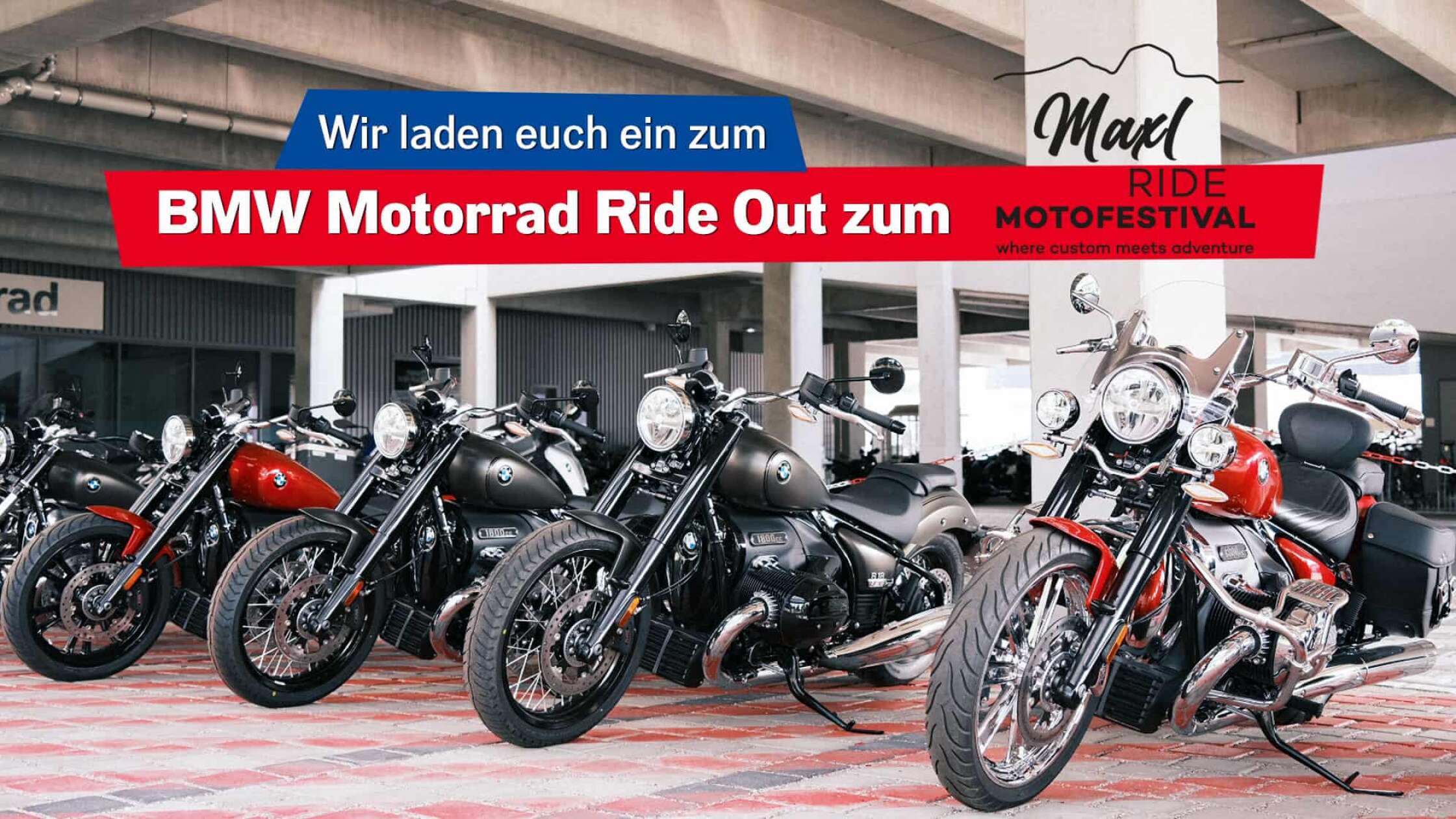 BMW Motorrad Ride Out zum MaxlRIDE Festival - jetzt bewerben | ROCK ANTENNE
