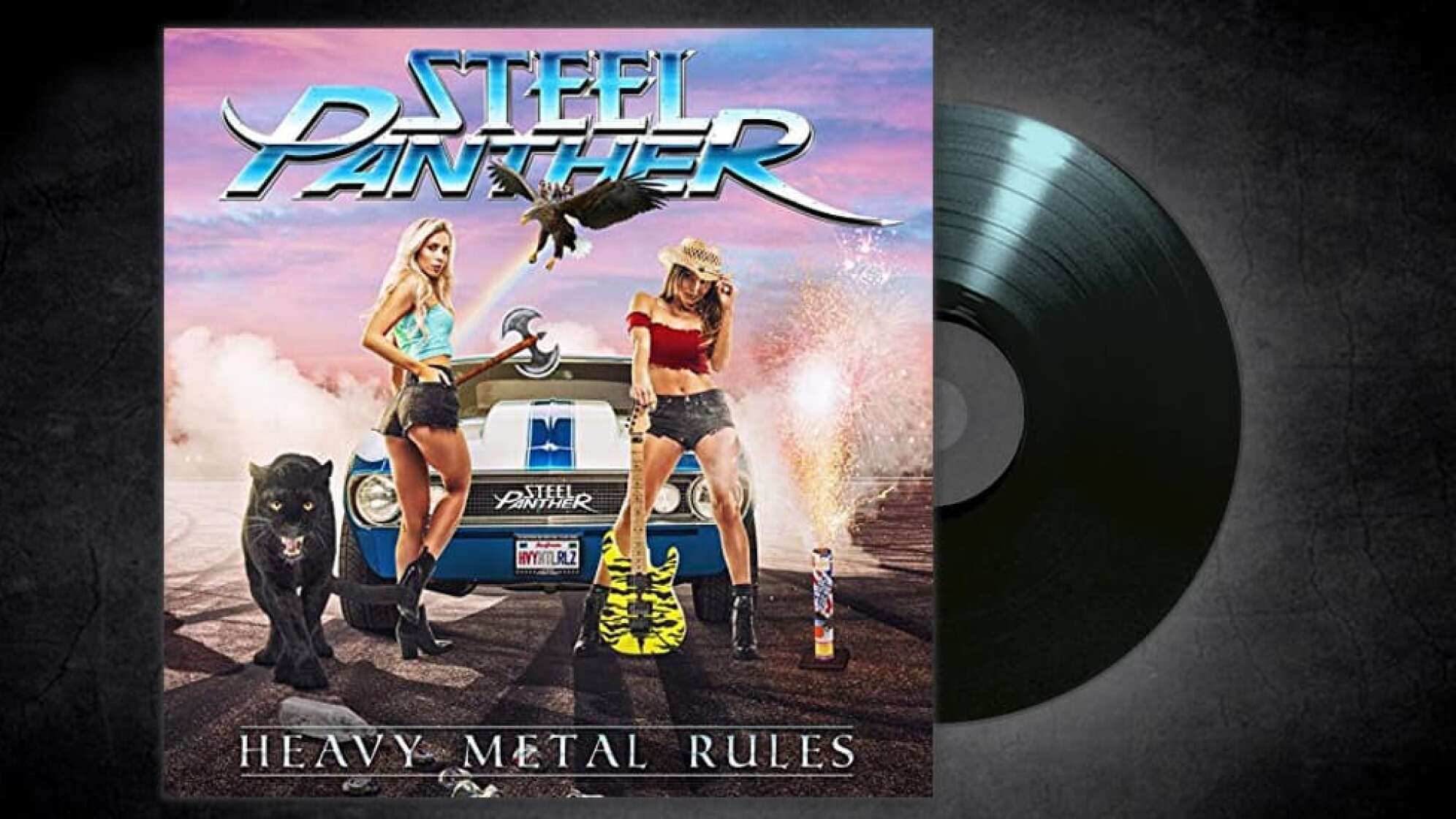 Albumcover von Steel Panther Heavy Metal Rules