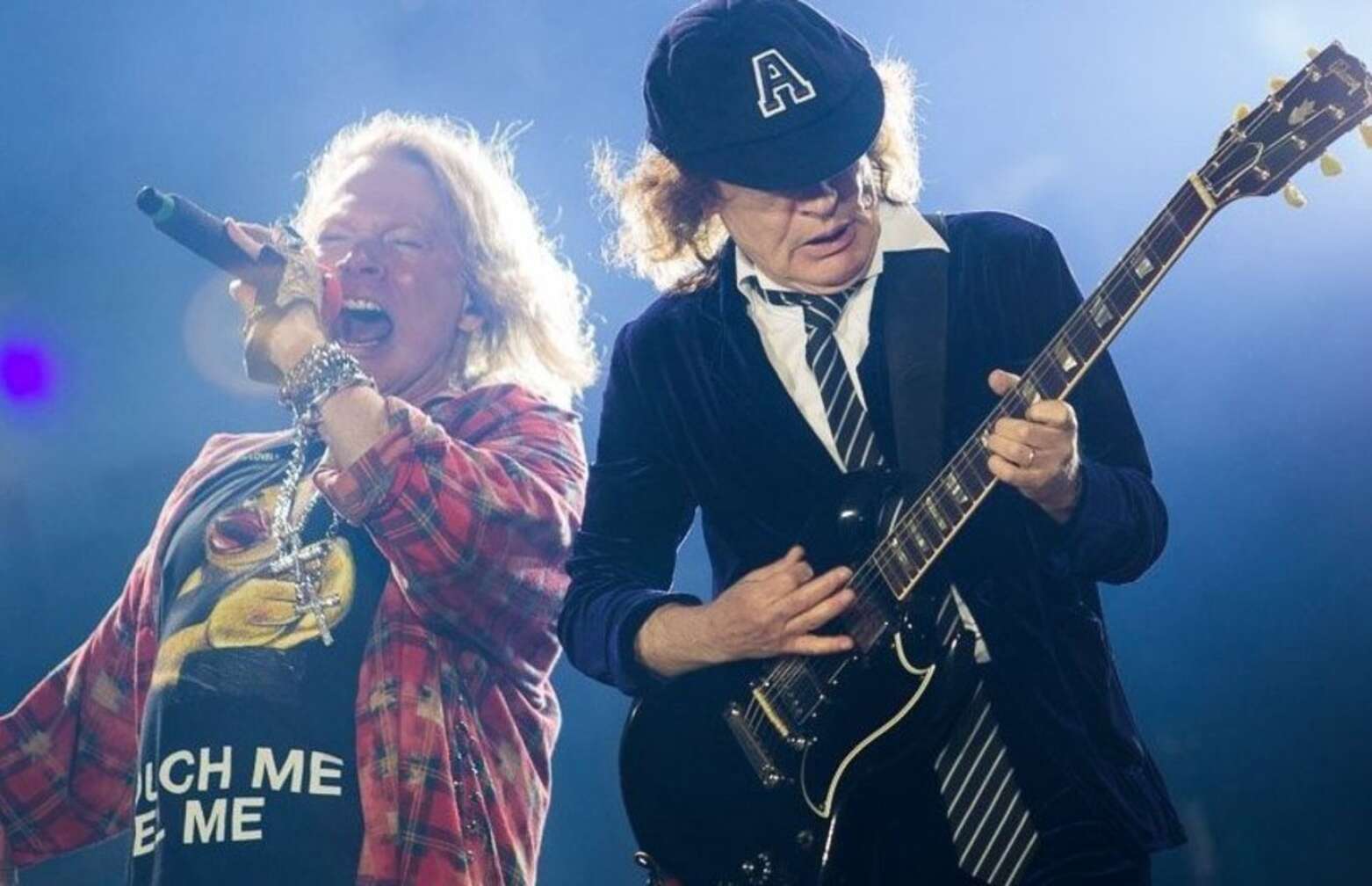 Axl Rose als Sänger von AC/DC