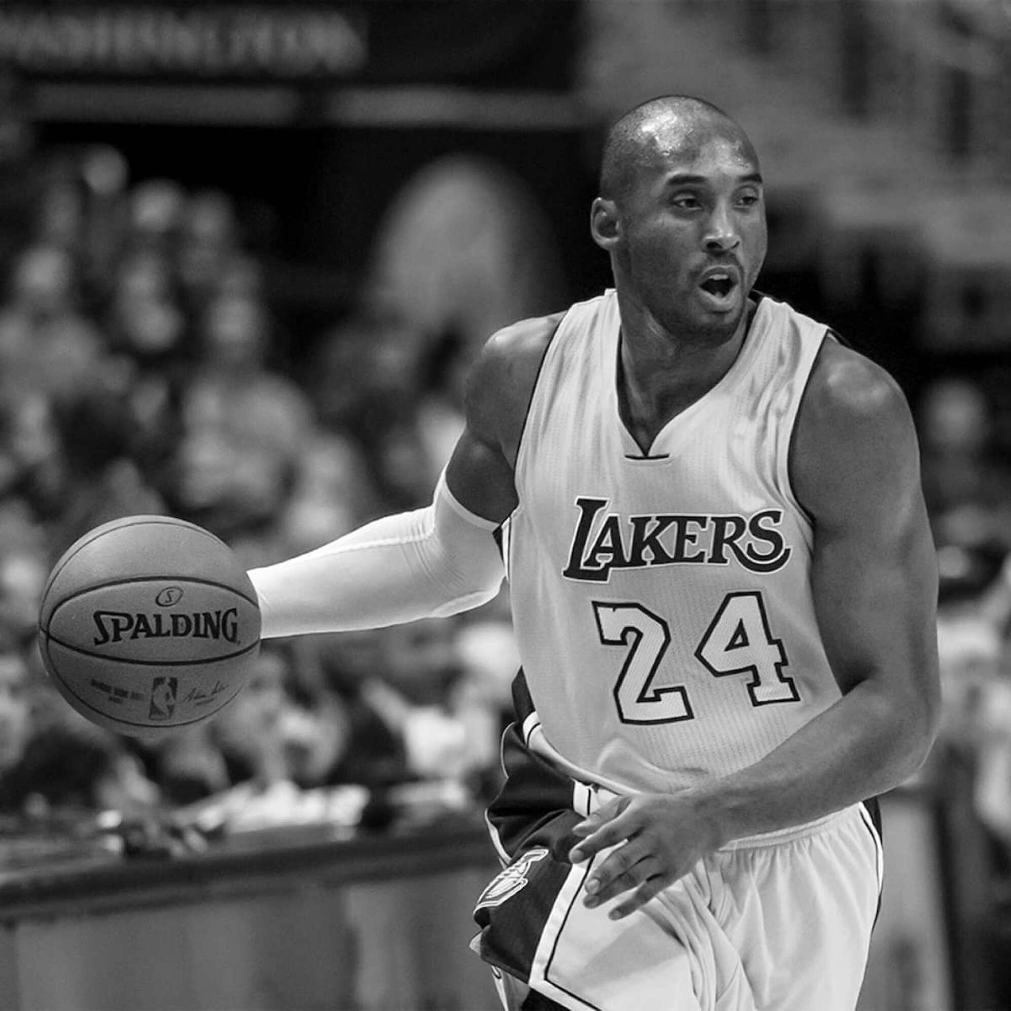 Kobe Bryant mit Basketball
