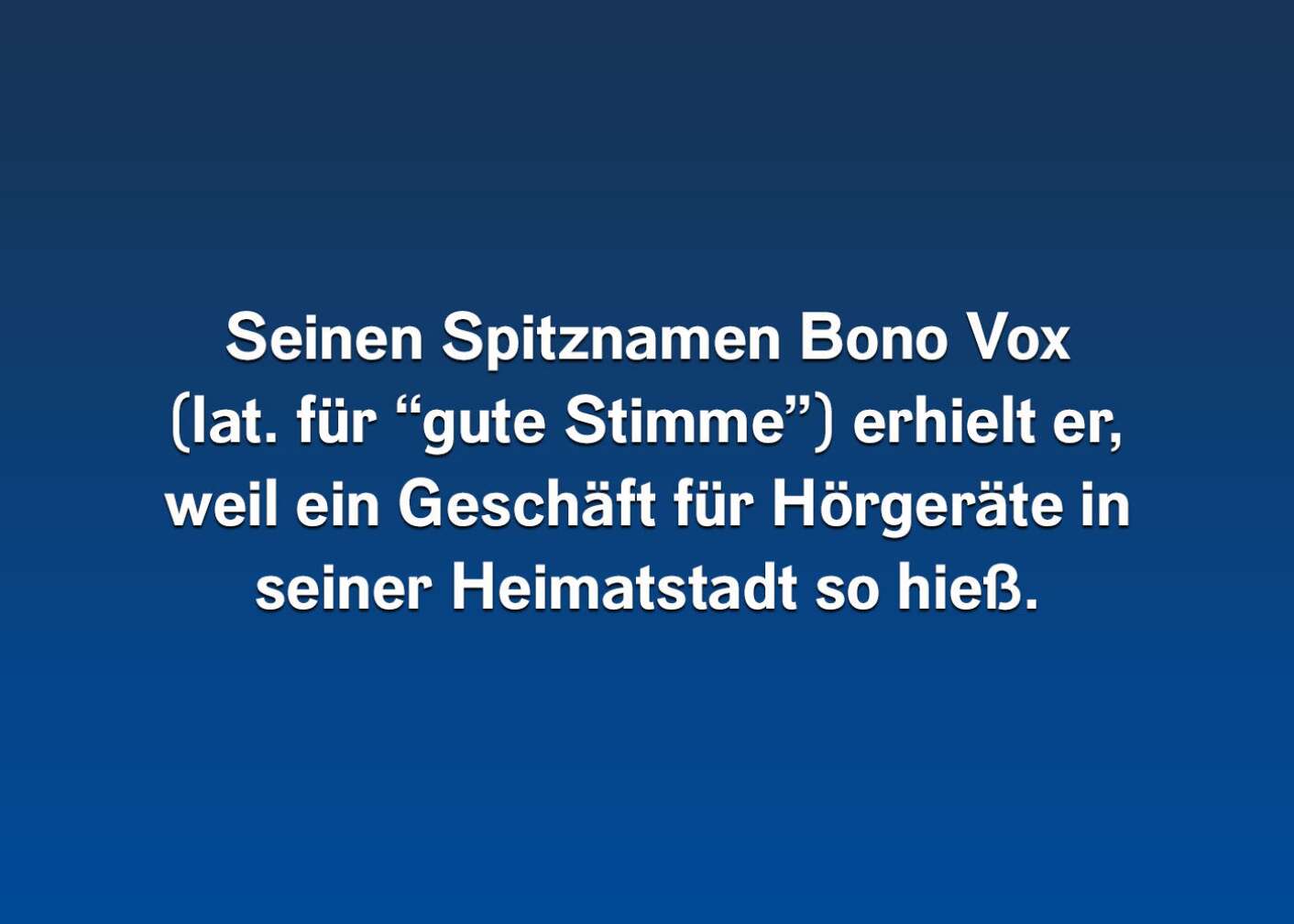 10 Fakten über den Front­mann von U2 (3)