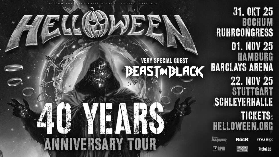 Herbst 2025: HELLOWEEN - 40 Years Anniversary Tour