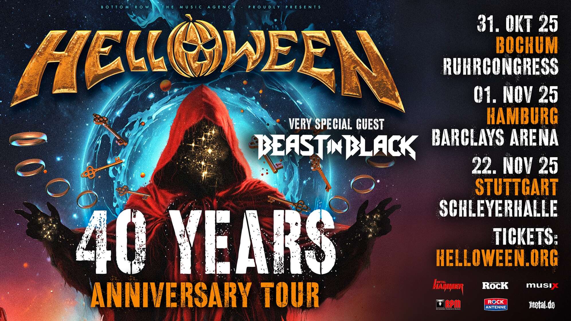 Helloween Tourankündigung