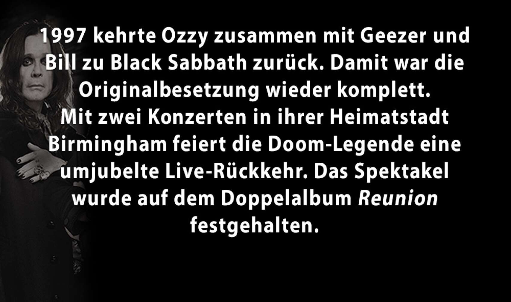 5 Facts über Ozzy Osbourne