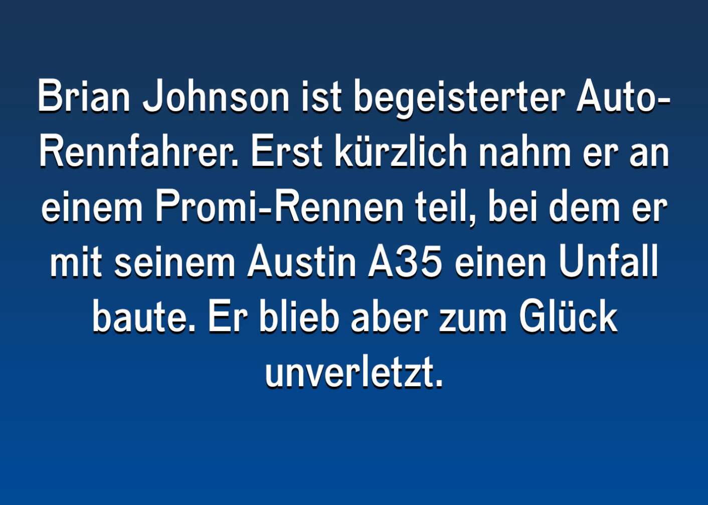 Brian Johnson: 10 Fakten über den AC/DC-Frontmann (6)