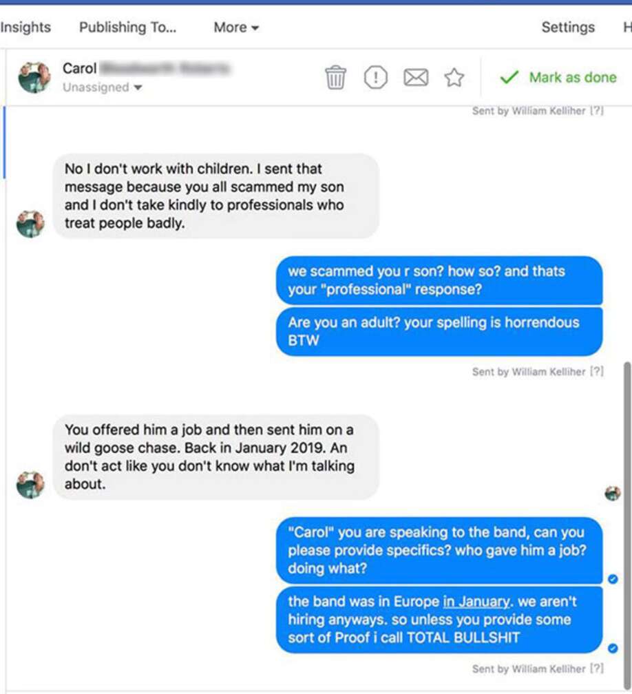 Facebook-Screenshot von Konversation zwischen Mastodon und einer wütenden Mutter (2)