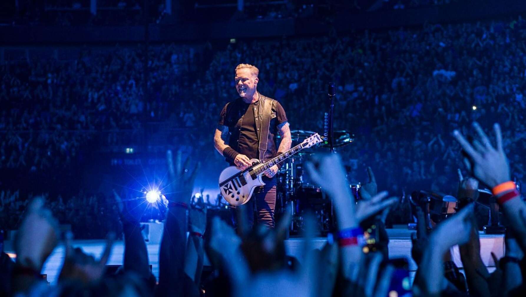 James Hetfield bei einem Live-Auftritt