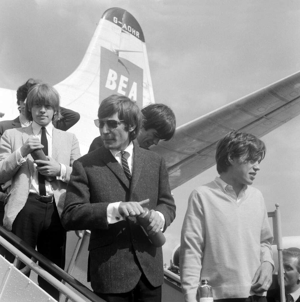 Rolling Stones: Ankunft am Flughafen